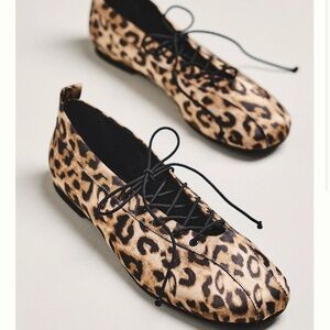 Lace-Up Ballet Flats